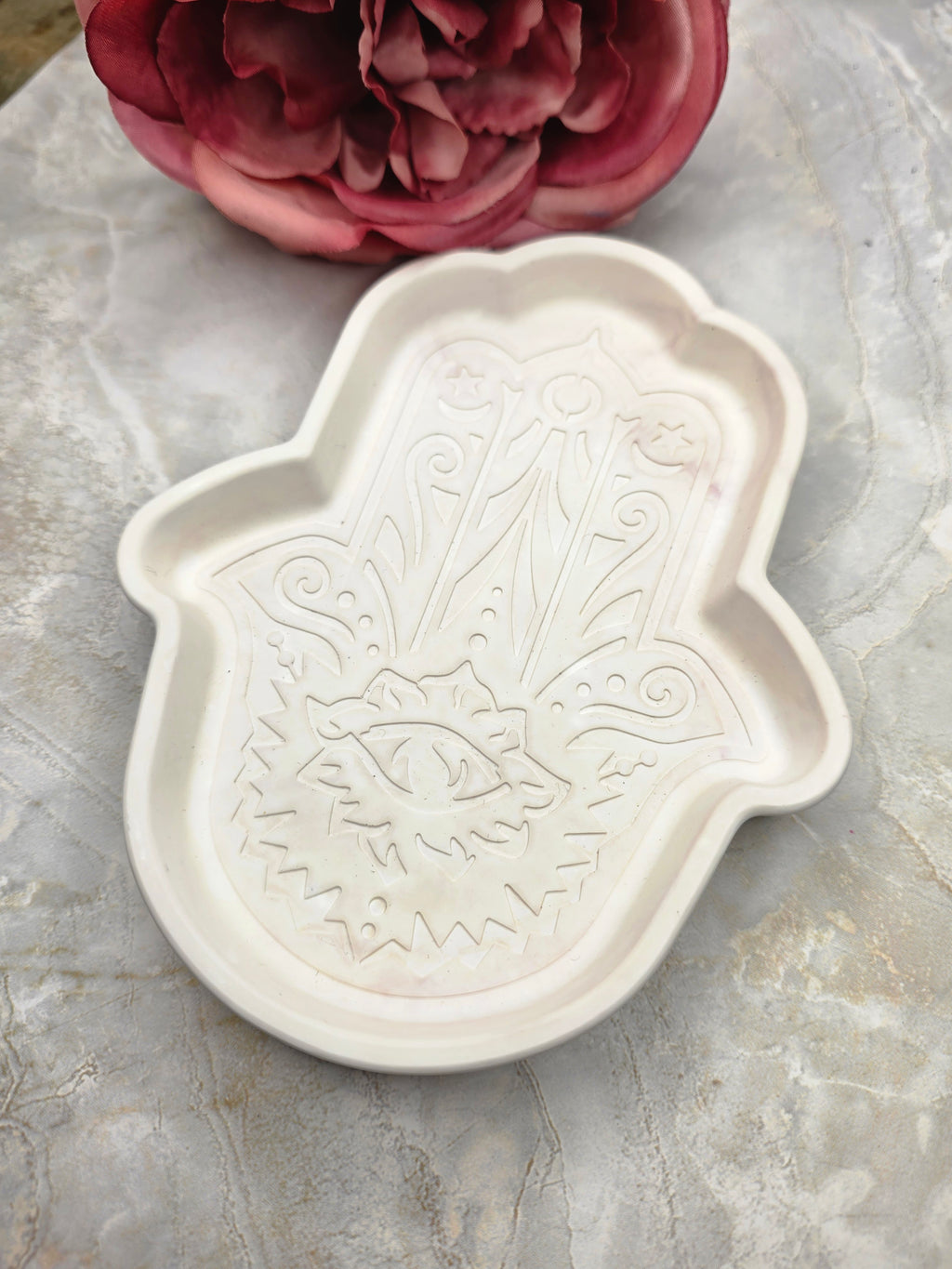 Hamsa Hand Trinket Tray | Eco Resin