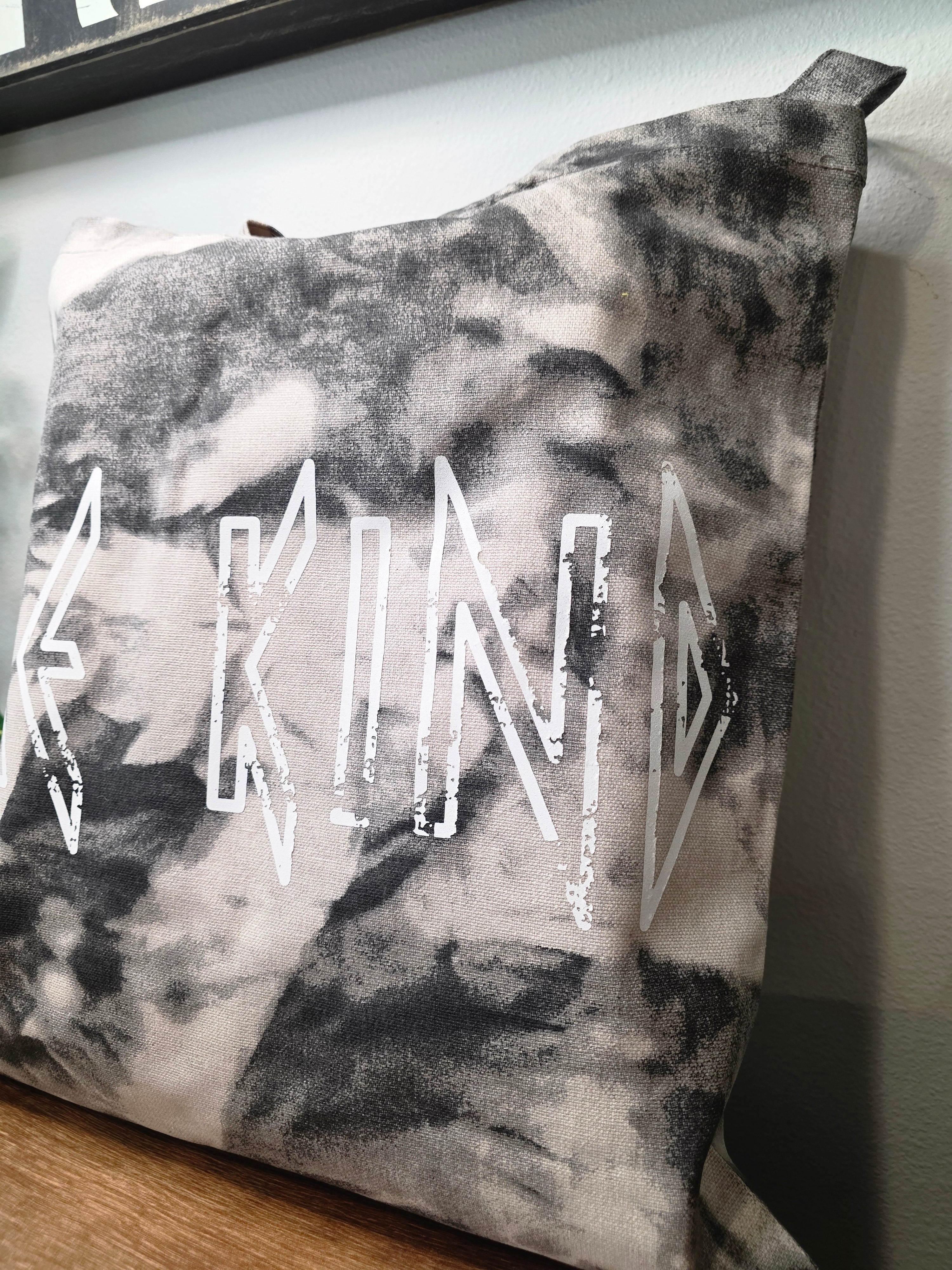 Be Kind Tie-Dye Canvas Tote Bag