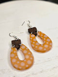 Yellow Geometric Boho Earrings