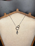 Middle Finger Charm Necklace