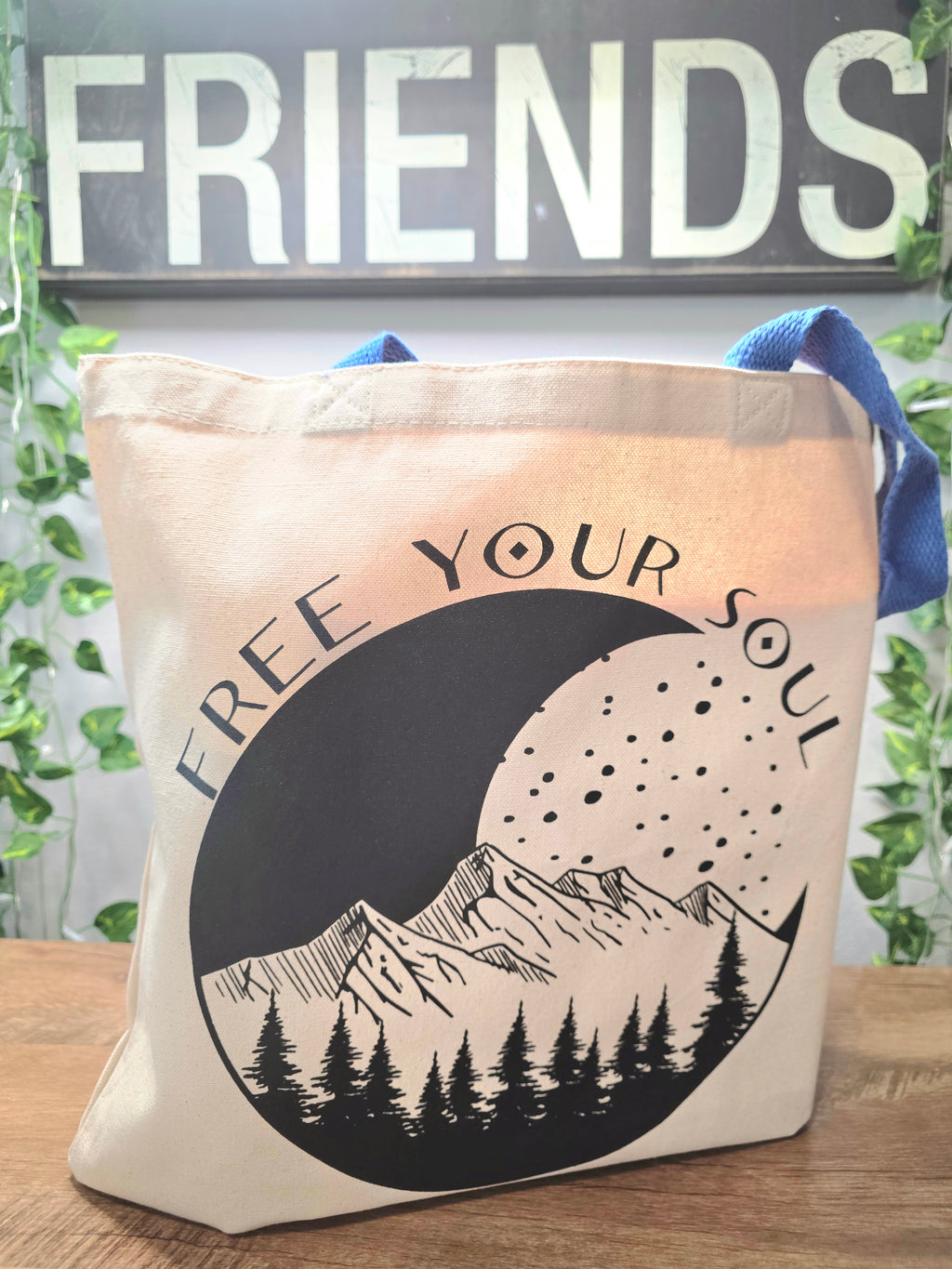 Free Your Soul Canvas Tote Bag
