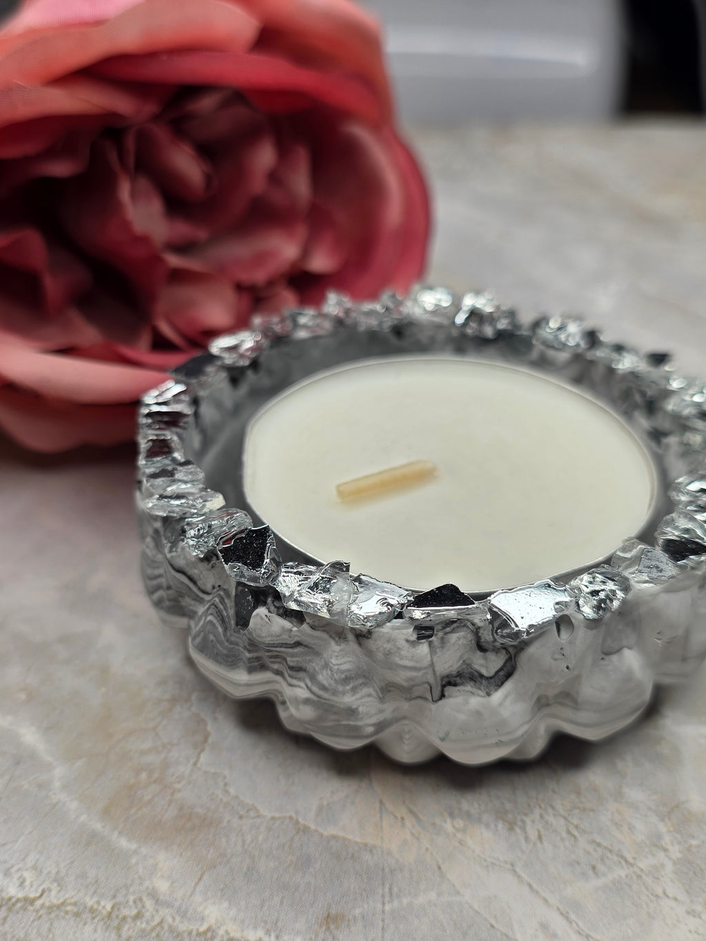 Eco Resin Tealight Candle Holder