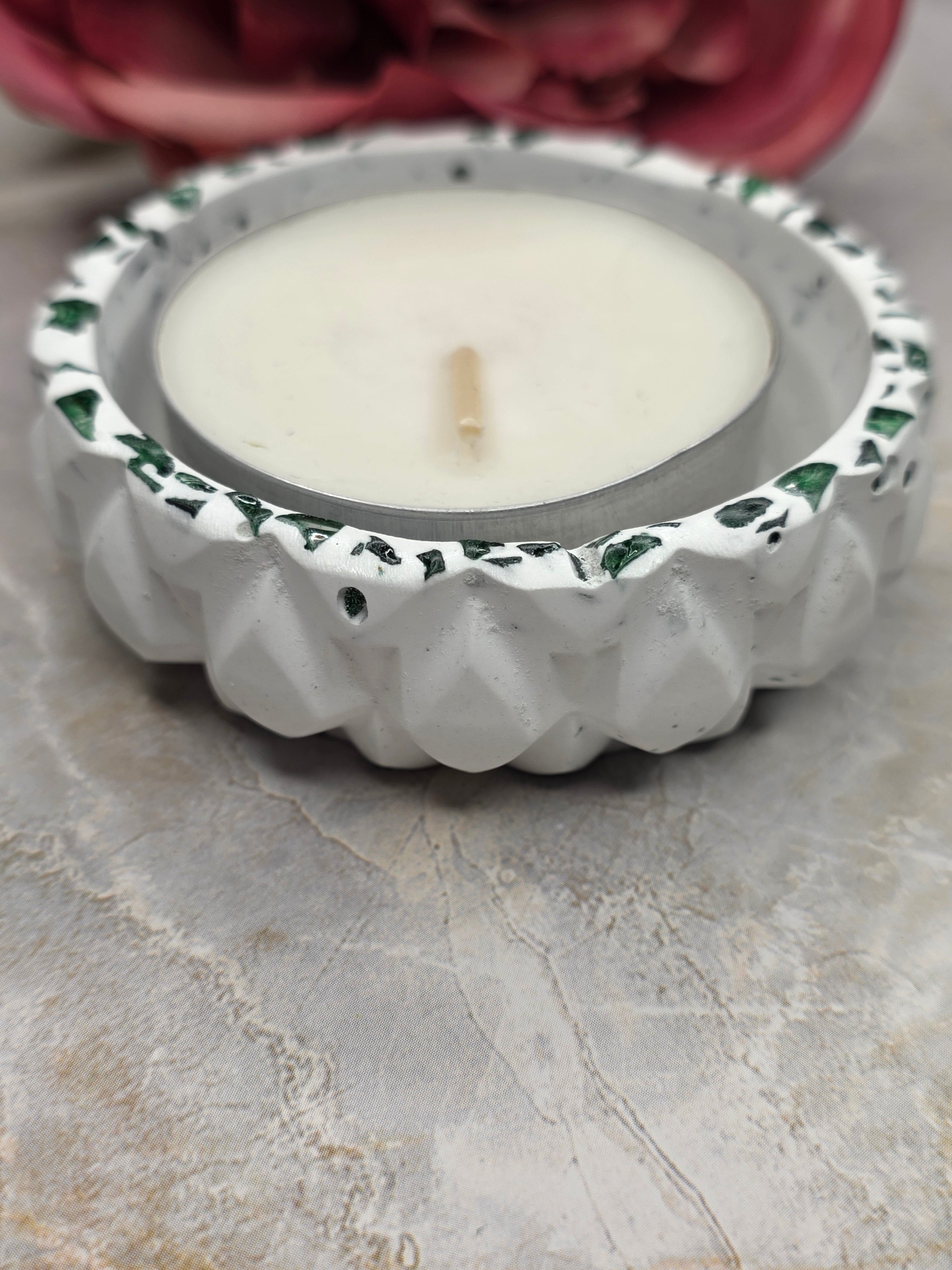 Eco Resin Tealight Candle Holder