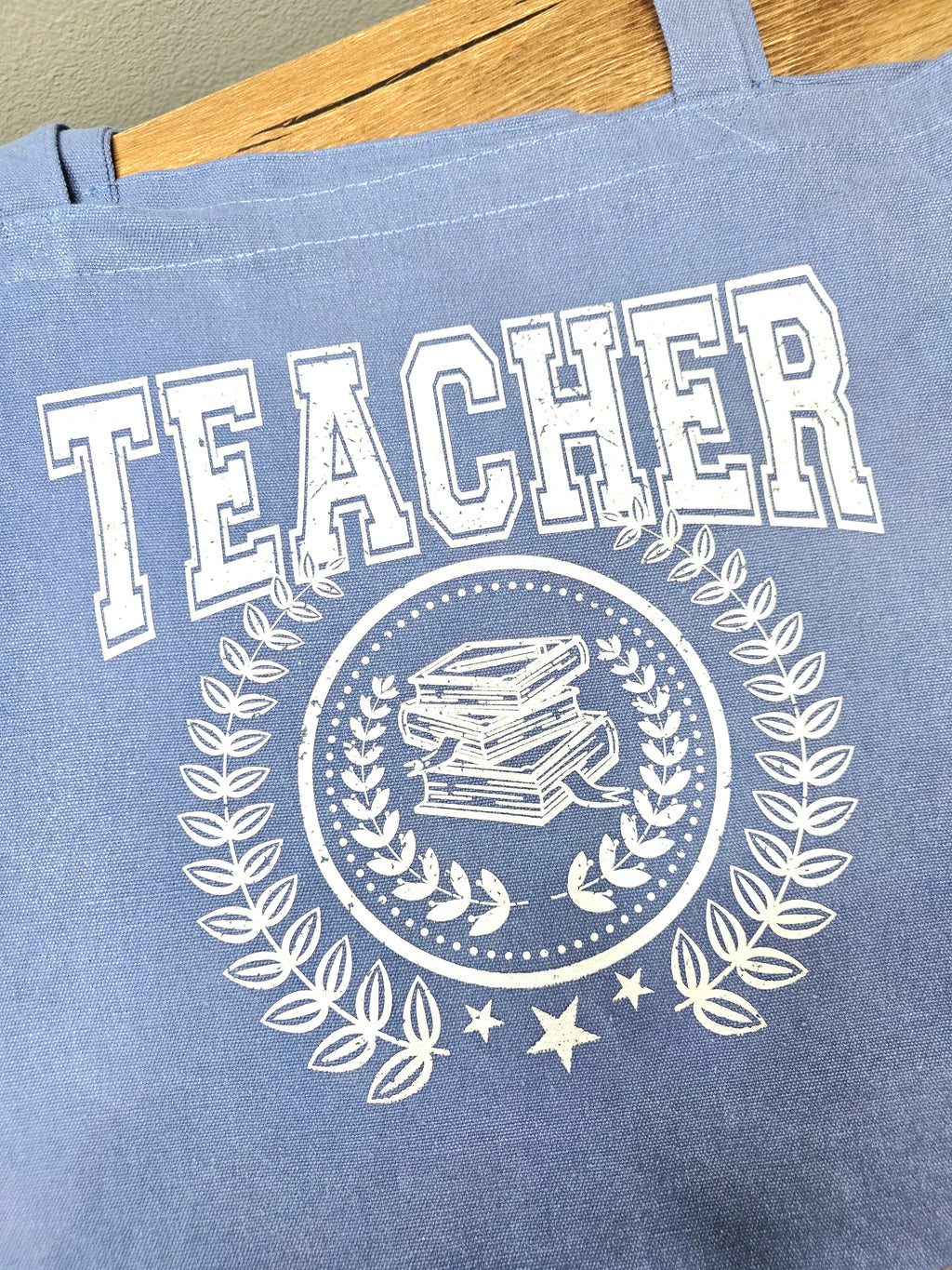 Teacher Collegiate Canvas Tote Bag