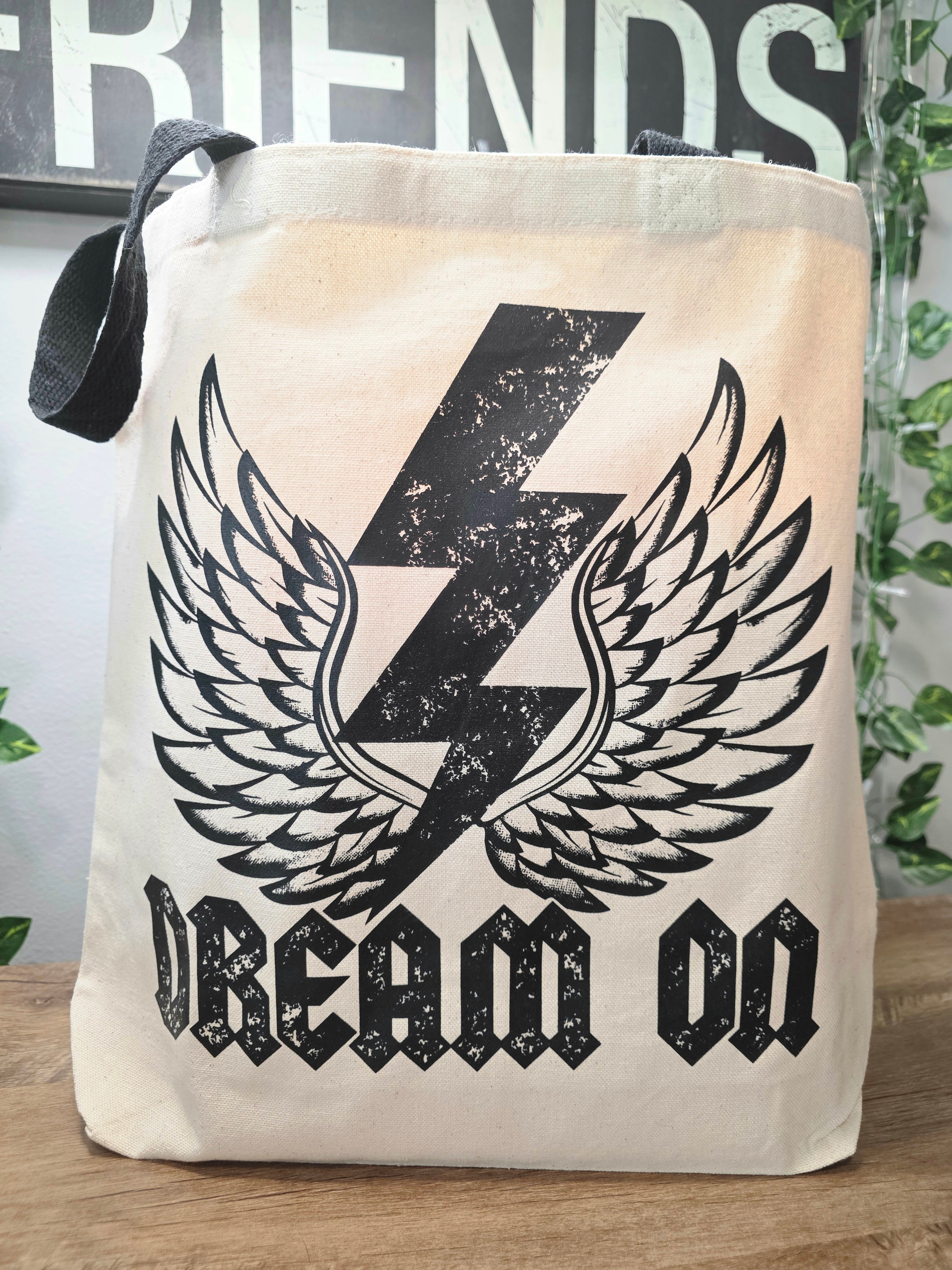 Dream On Canvas Tote Bag