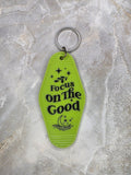 Focus on the Good Vintage Motel Keychain