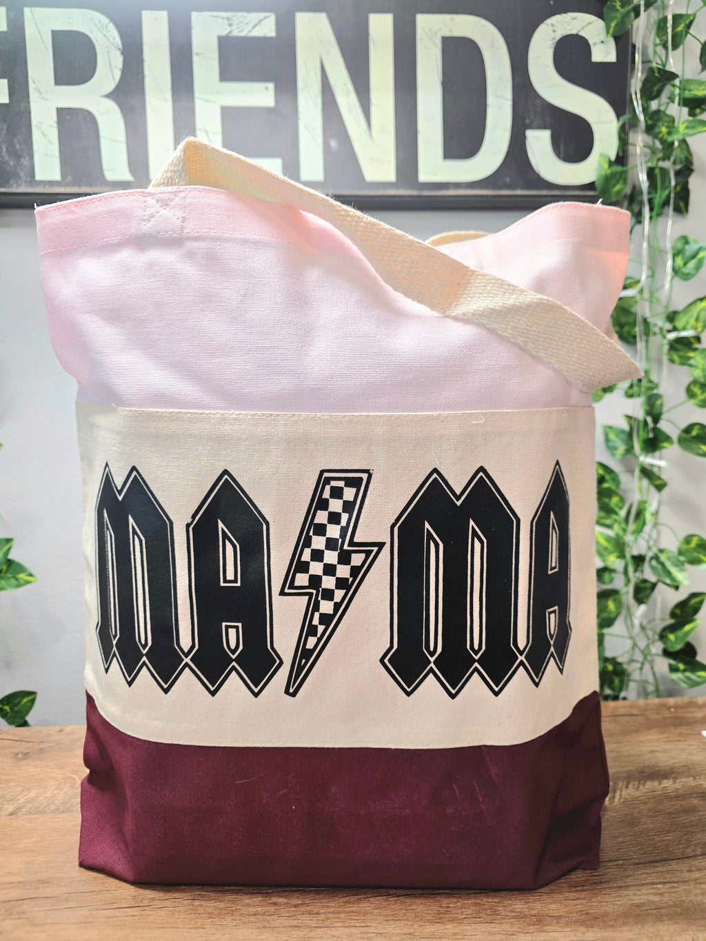 Mama Rock Canvas Tote Bag