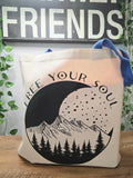 Free Your Soul Canvas Tote Bag