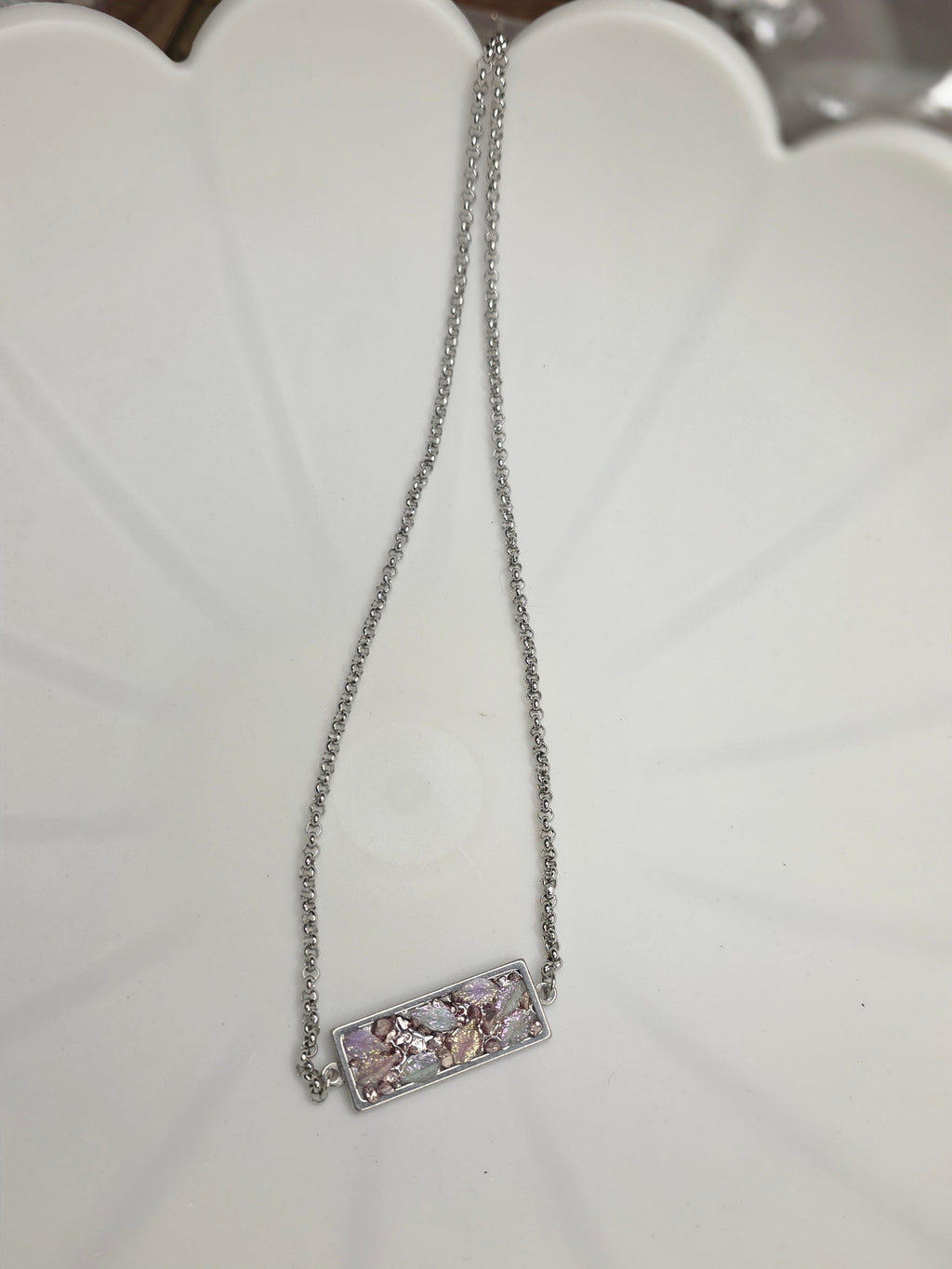 Resin Bar Necklace