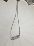 Resin Bar Necklace