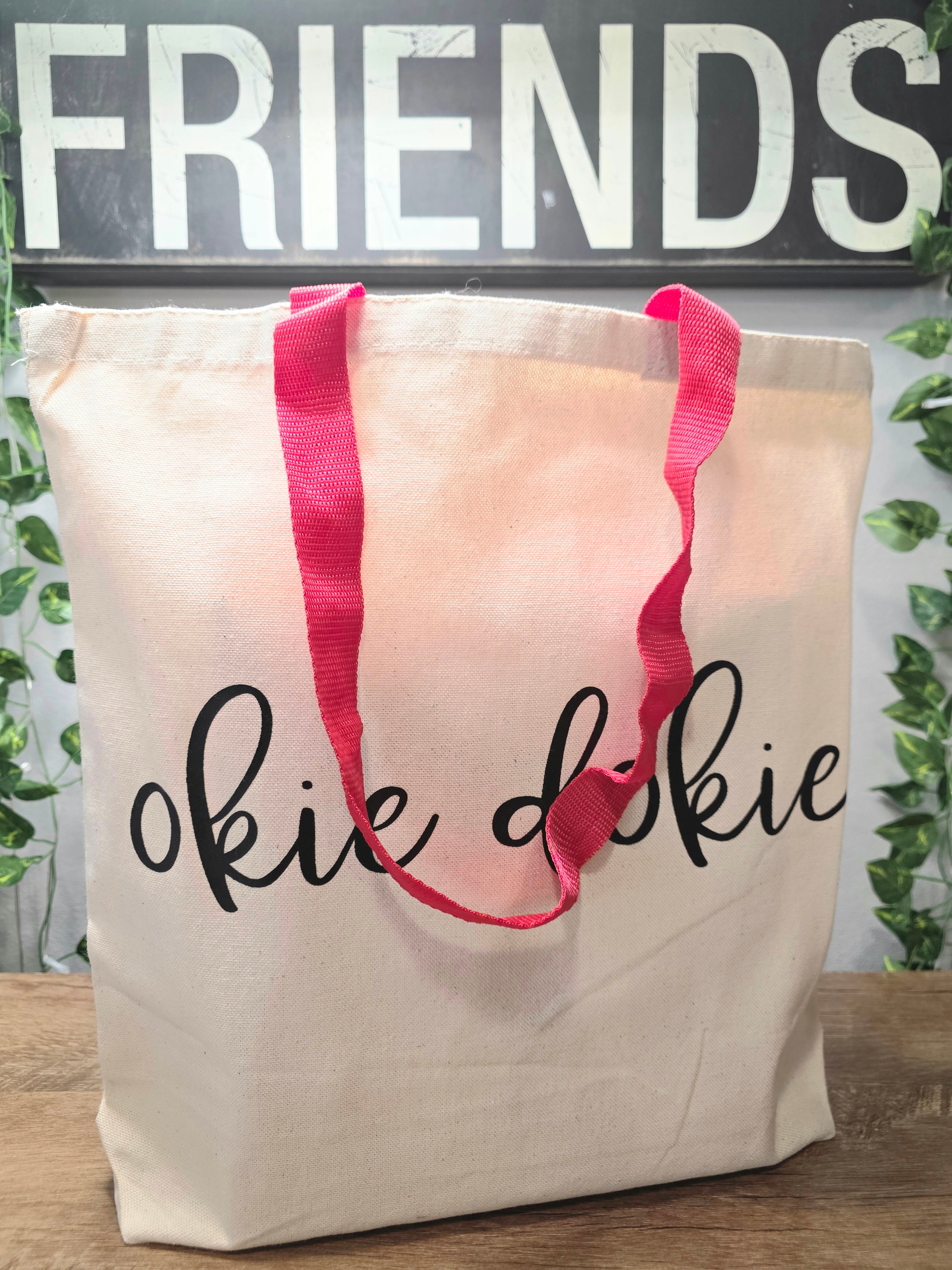 Okie Dokie Canvas Tote Bag
