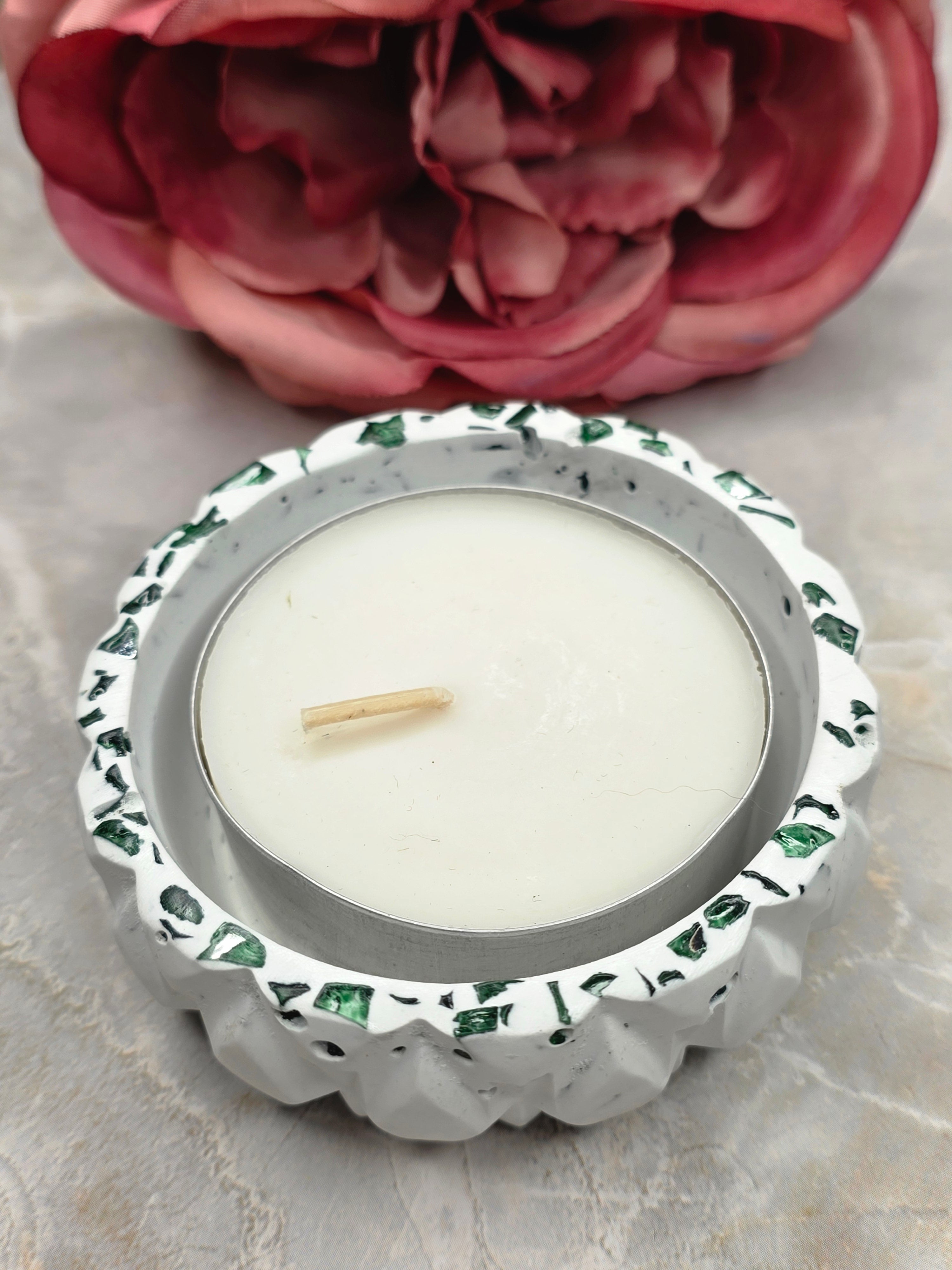 Eco Resin Tealight Candle Holder