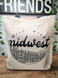 Wild Wild Midwest Canvas Tote Bag