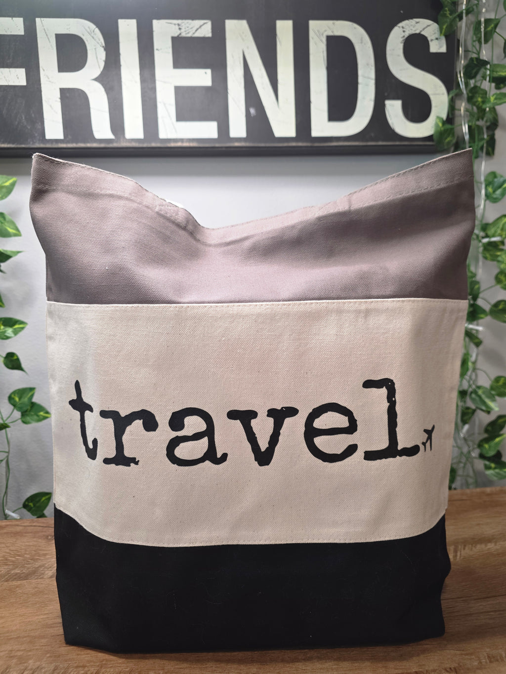 Travel Canvas Tote Bag