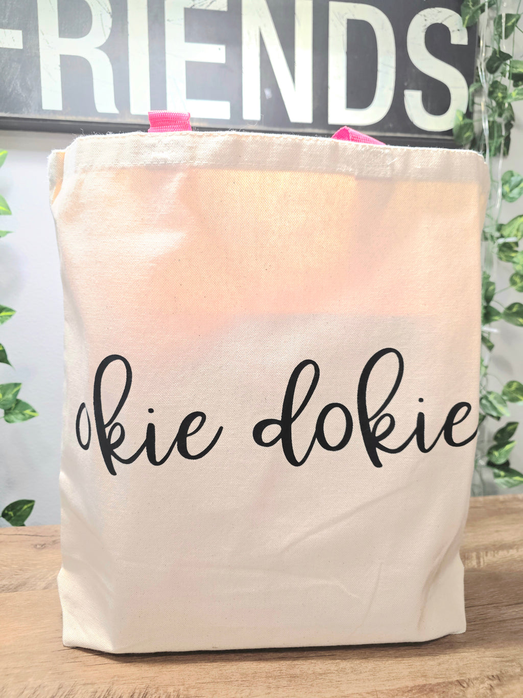 Okie Dokie Canvas Tote Bag